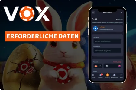 Erforderliche Daten